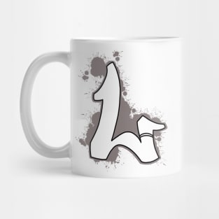 Graffiti style L Mug